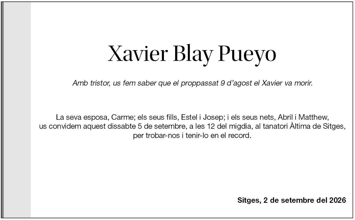 Xavier Blay Pueyo
