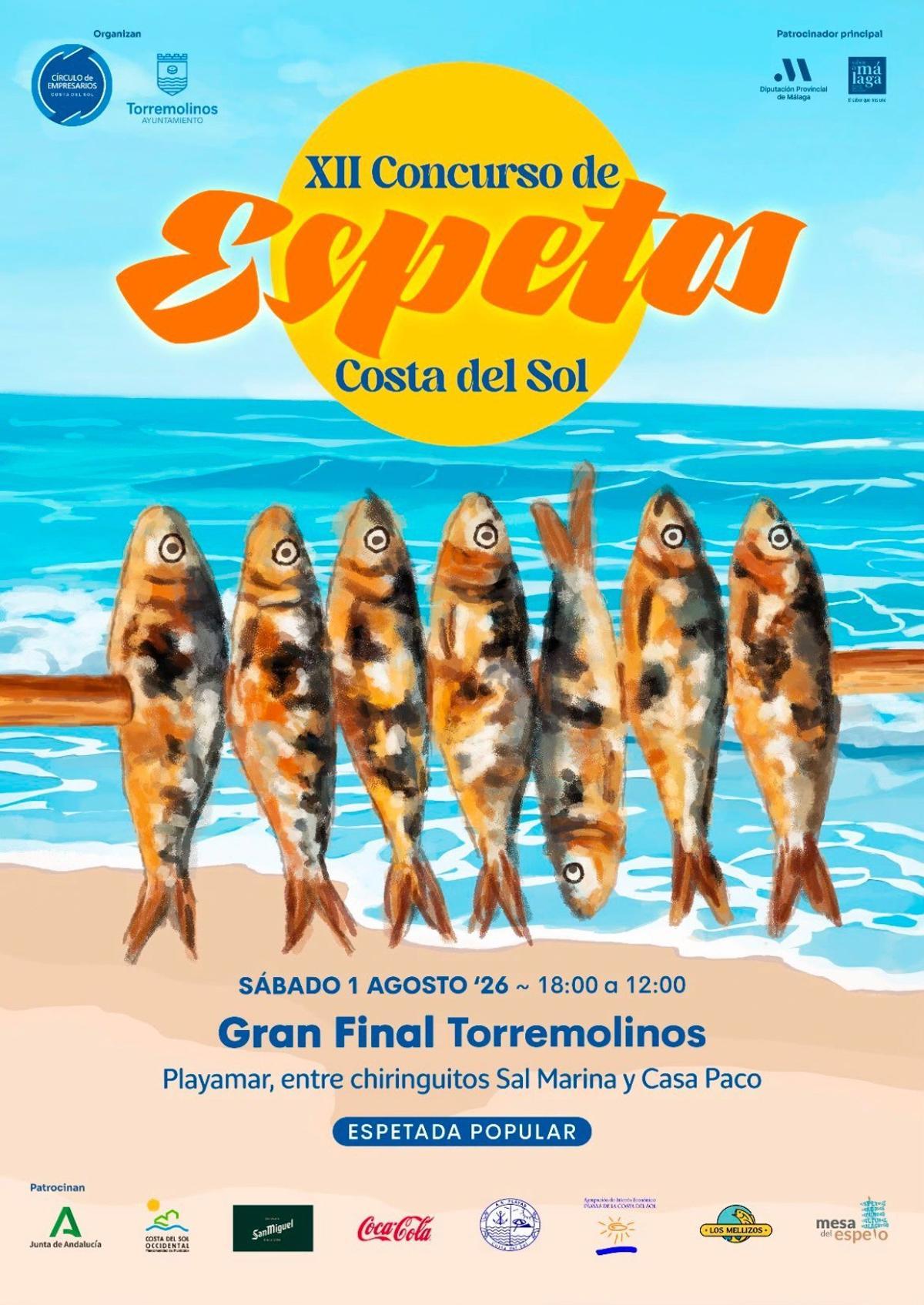 Torremolinos reunirá a los mejores espeteros en el XII Concurso de Espetos Costa del Sol