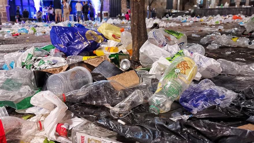 La cara más triste de las fiestas de la Peregrina