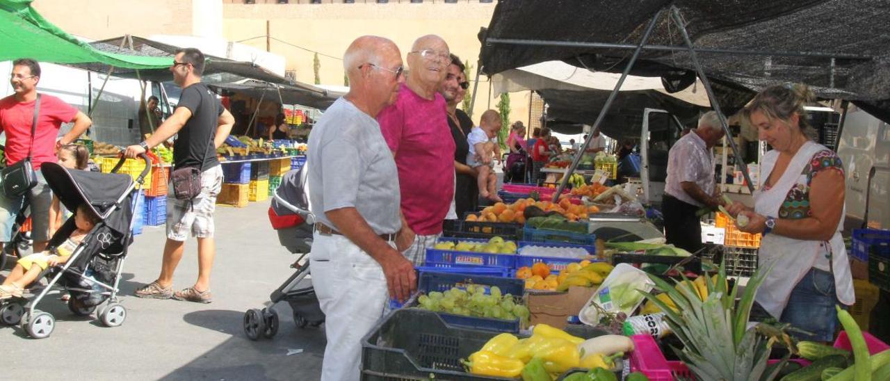 Imagen del mercadillo de Cocentaina