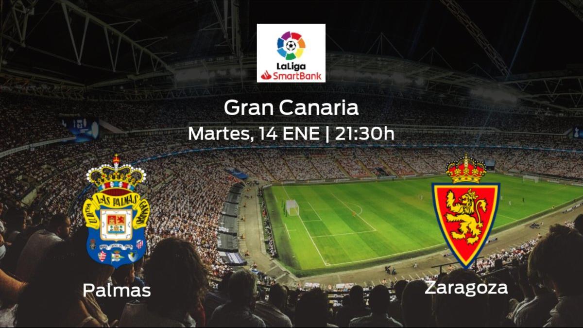 Jornada 23 de la Segunda División: previa del encuentro Las Palmas - Real Zaragoza