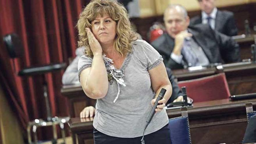 Camps en el Parlament, contestando a las críticas de la oposición a su gestión.