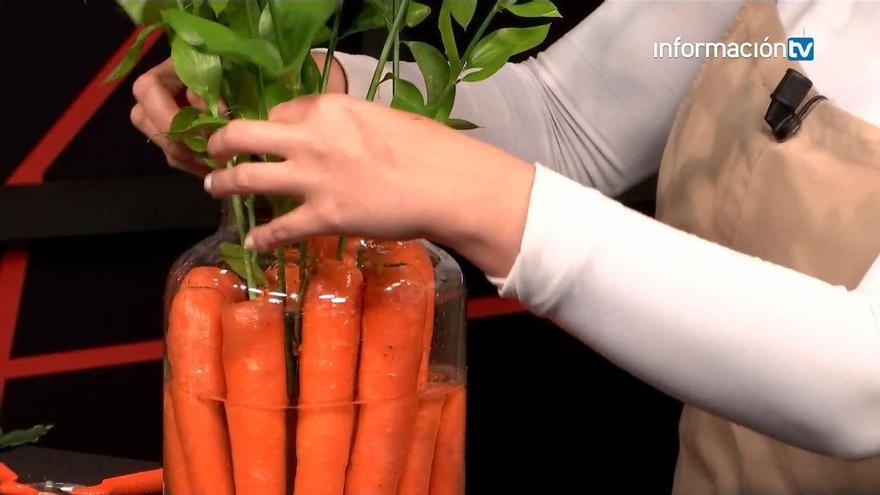 Taller Creativo celebra 50 capítulos en Información TV con un jarrón de zanahorias