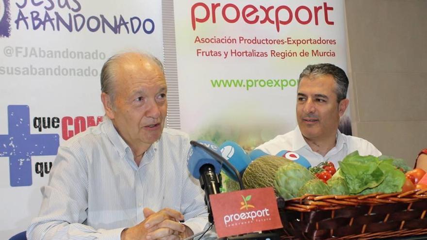 José Moreno y Fernándo Gómez en la presentación.