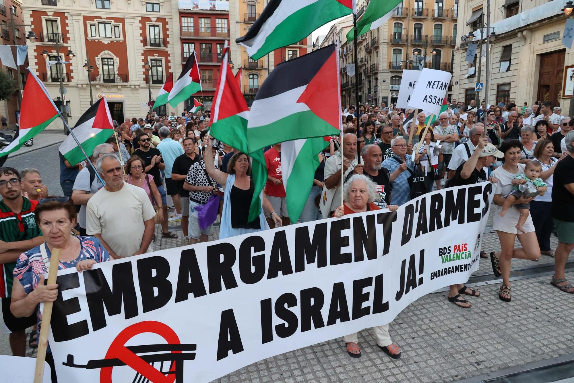 Concentración en Alcoy contra el genocidio en Gaza