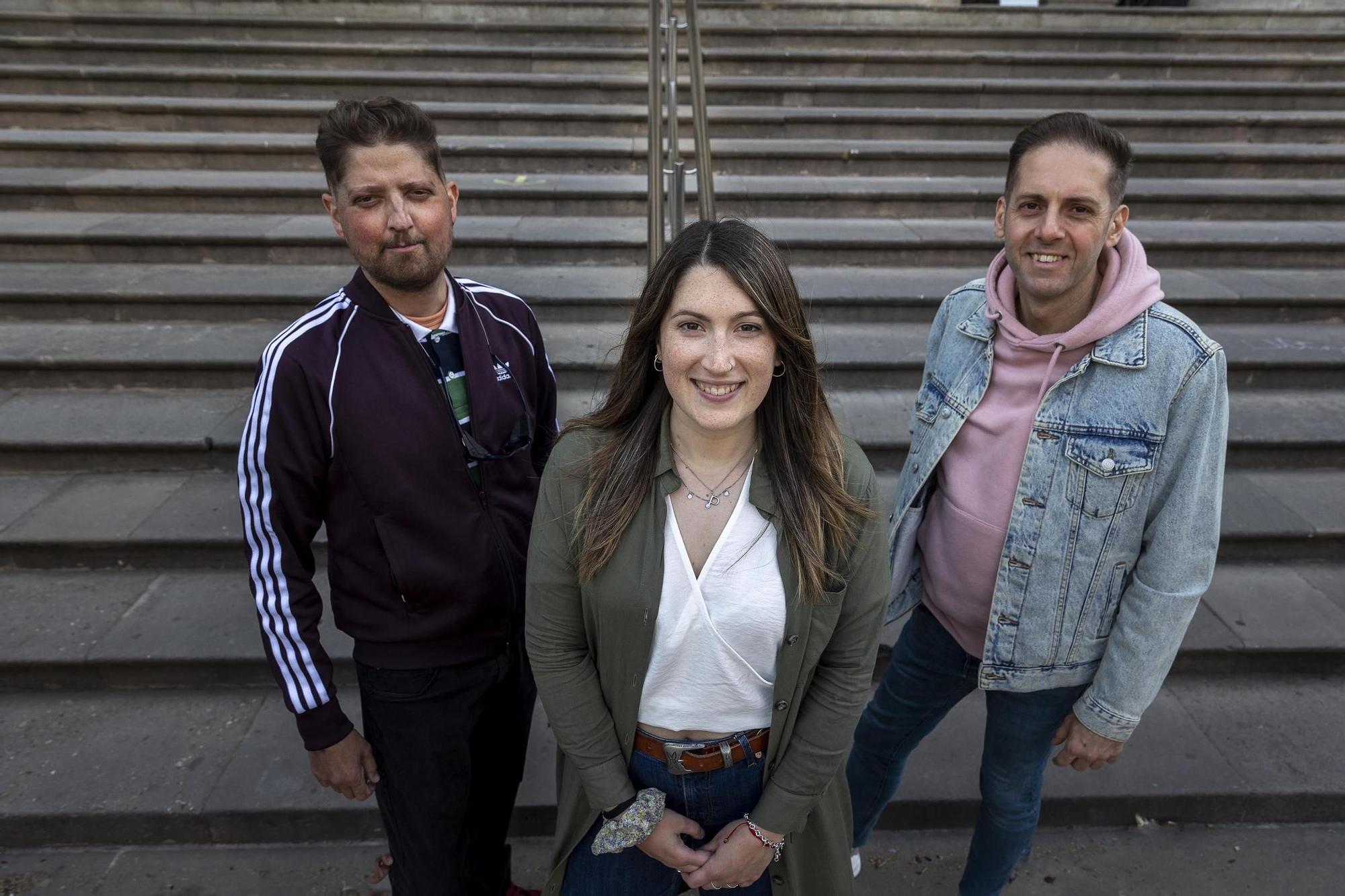 Alfonso, Paula y Eduardo en imágenes para El Periódico de España