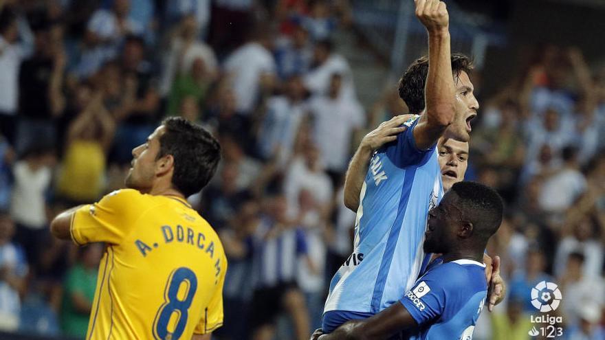 Blanco celebra el gol de la victoria