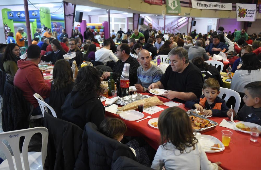 Sopar de colles multitudinario