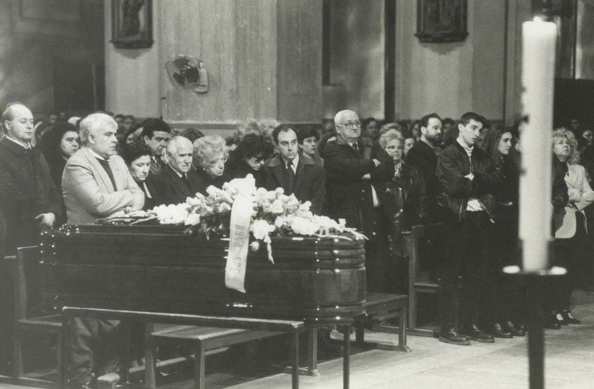 Imagen del funeral de Sonia Rubio.