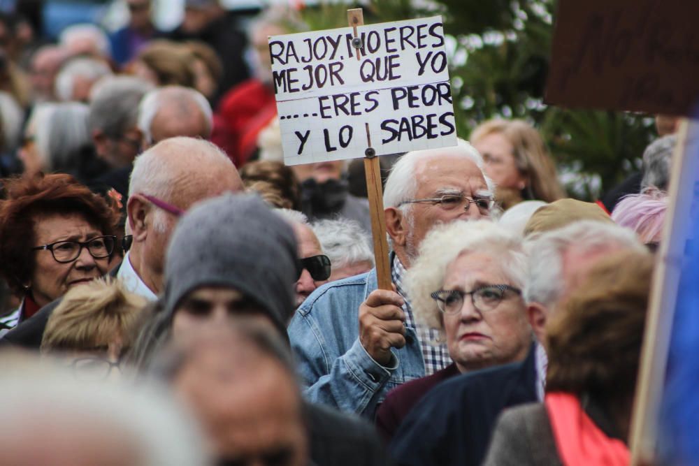 Manifestación en defensa de las pensiones públicas