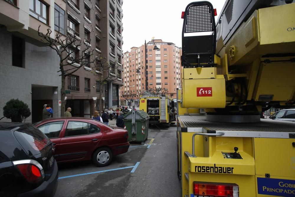 Incendio en Avilés