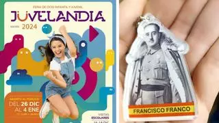 Denuncian el reparto de llaveros con la foto de Franco a niños de Primera en Jerez