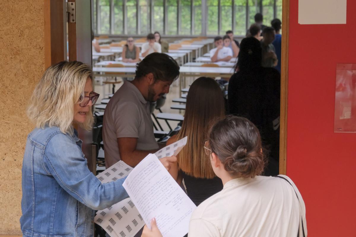Primer día de la convocatoria de la PAU extraordinaria