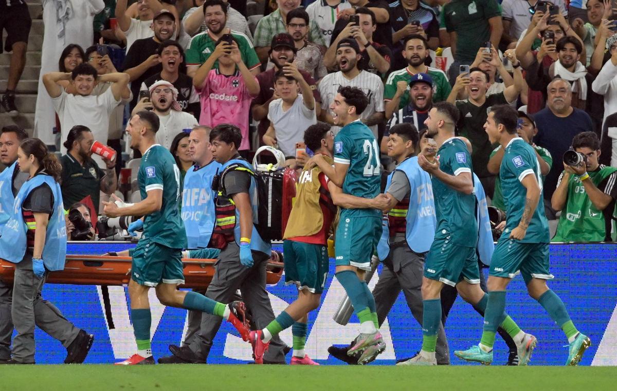 Los jugadores de Irak celebran su clasificación para el Mundial-2026.