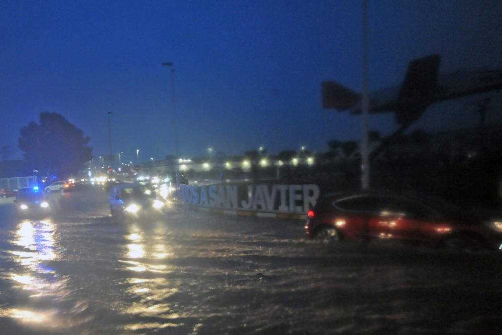 Las consecuencias de las lluvias en el Mar Menor