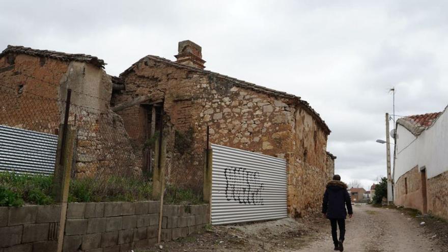 Edificación que se va a reconstruir.