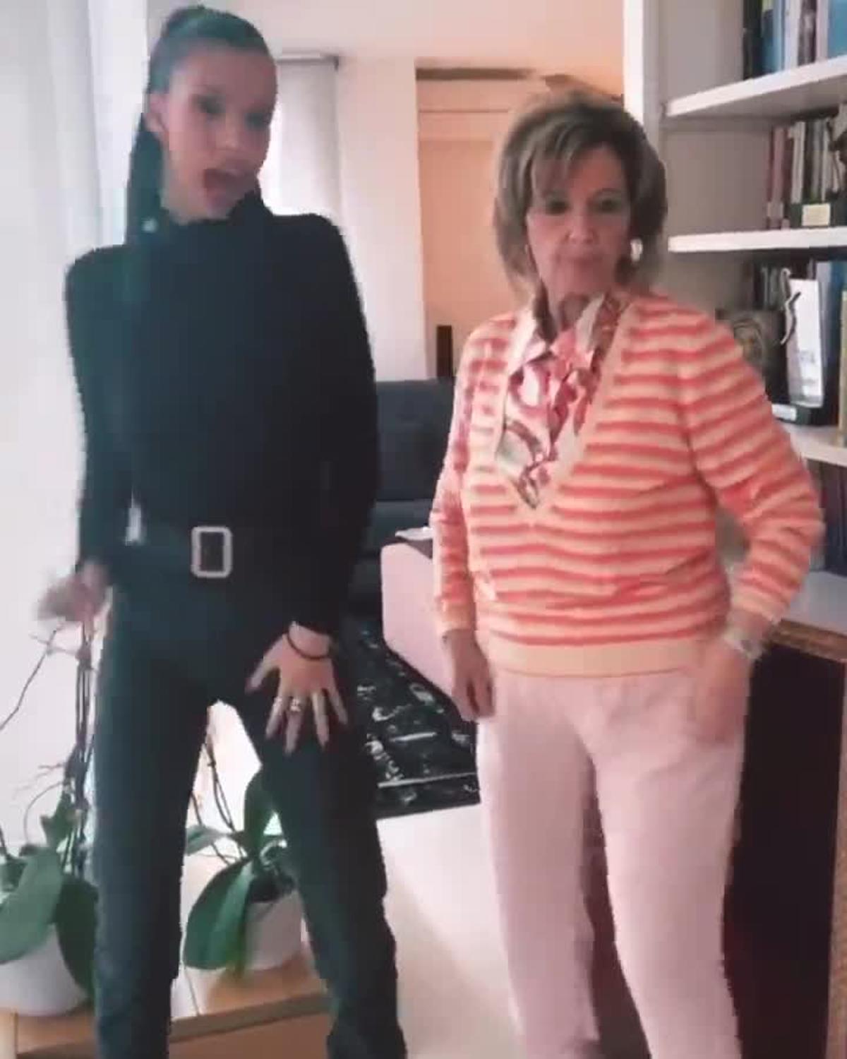 Alejandra Rubio se marca un vídeo bailando junto a su abuela María Teresa Campos