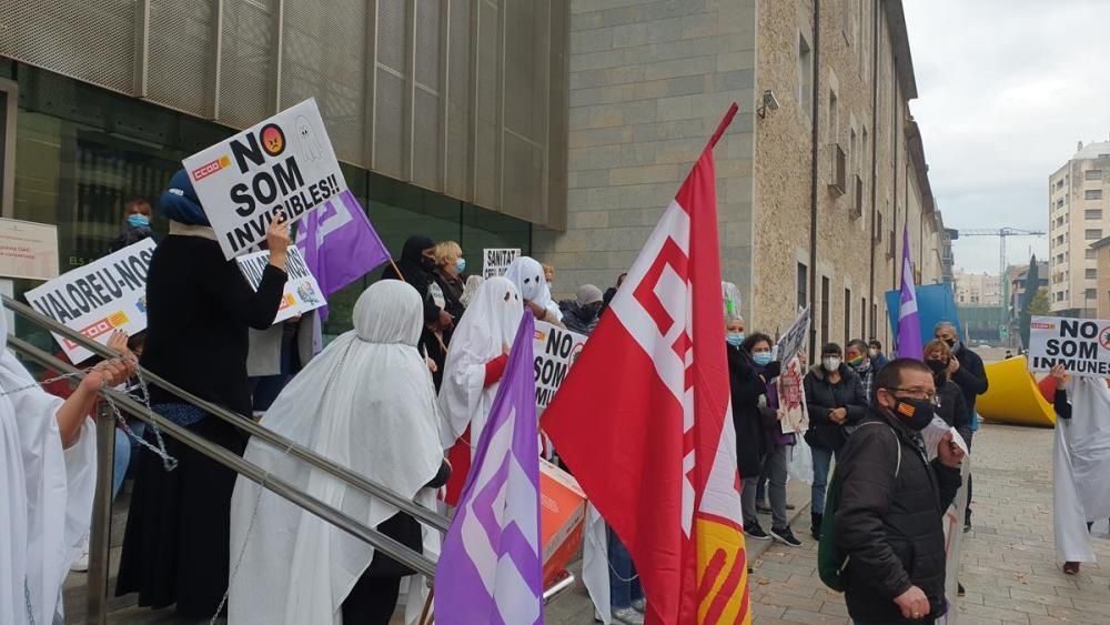 Nova protesta de les netejadores dels centres sanitaris