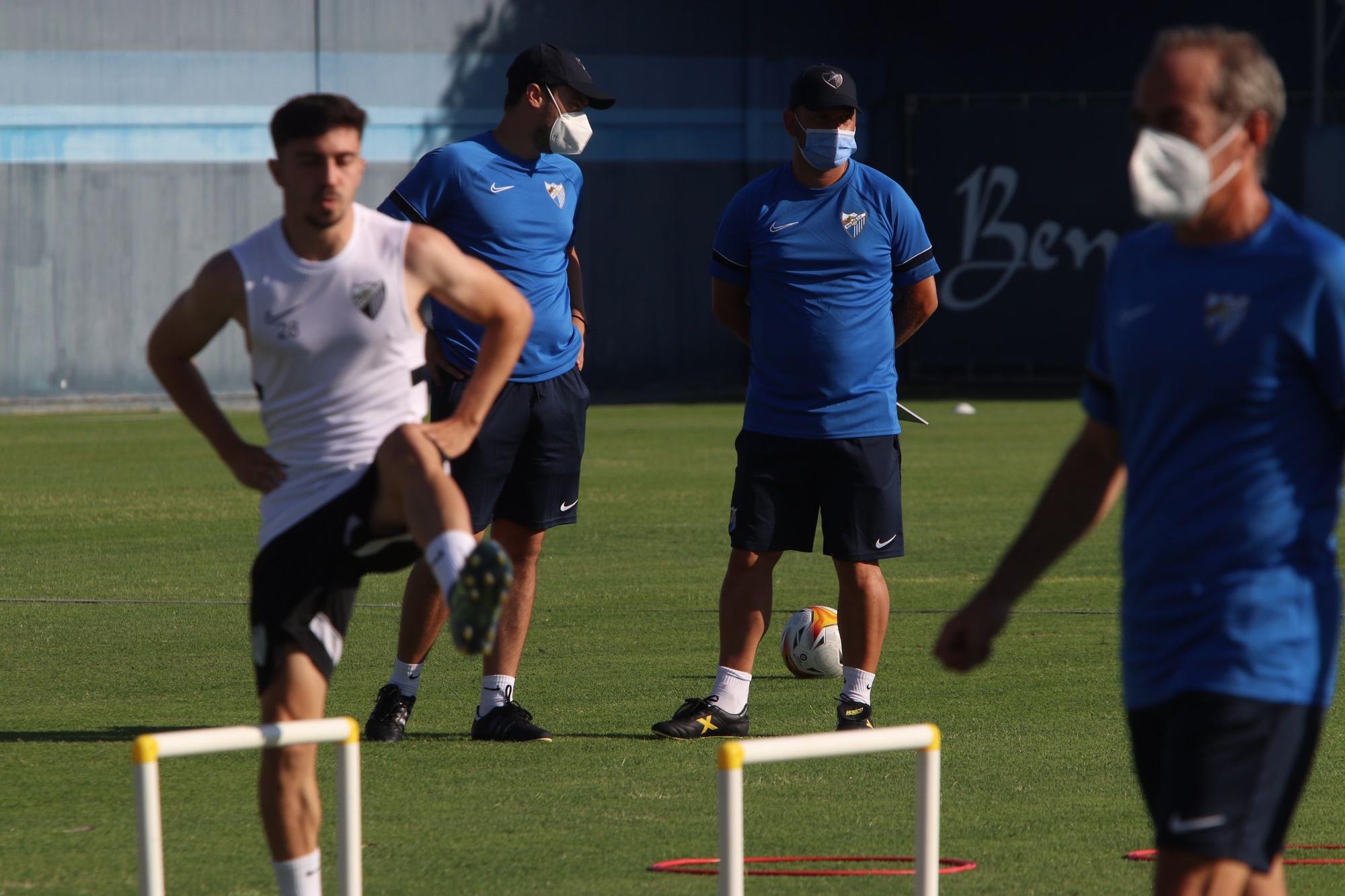 Primer entrenamiento del Málaga CF