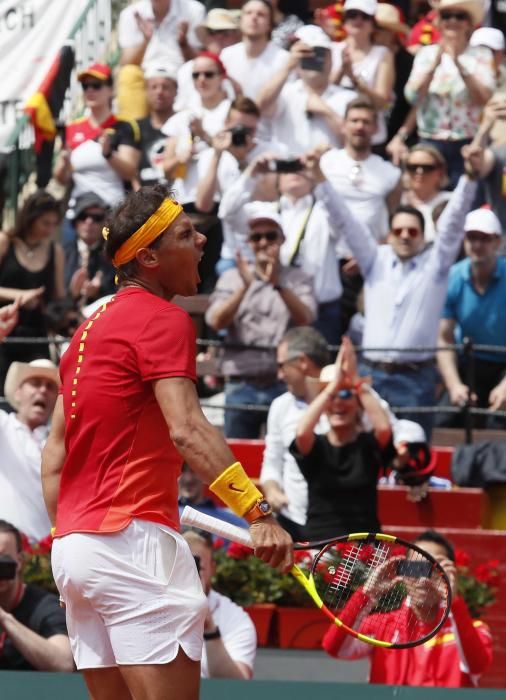 Nadal empata la eliminatoria