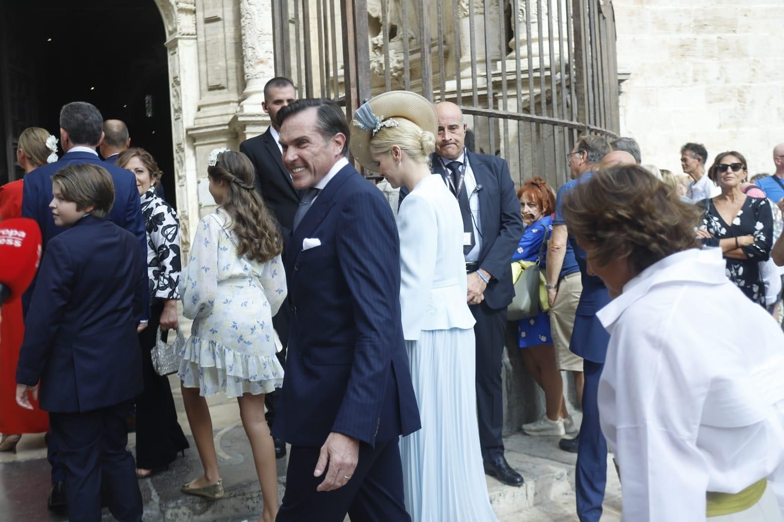 Así ha sido la llegada de los invitados a la boda real en València
