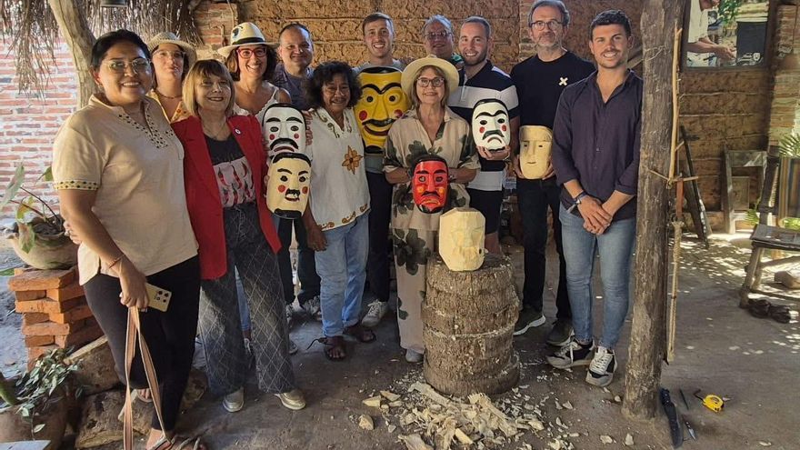 La alcaldesa de Picassent, en una misión en Bolivia