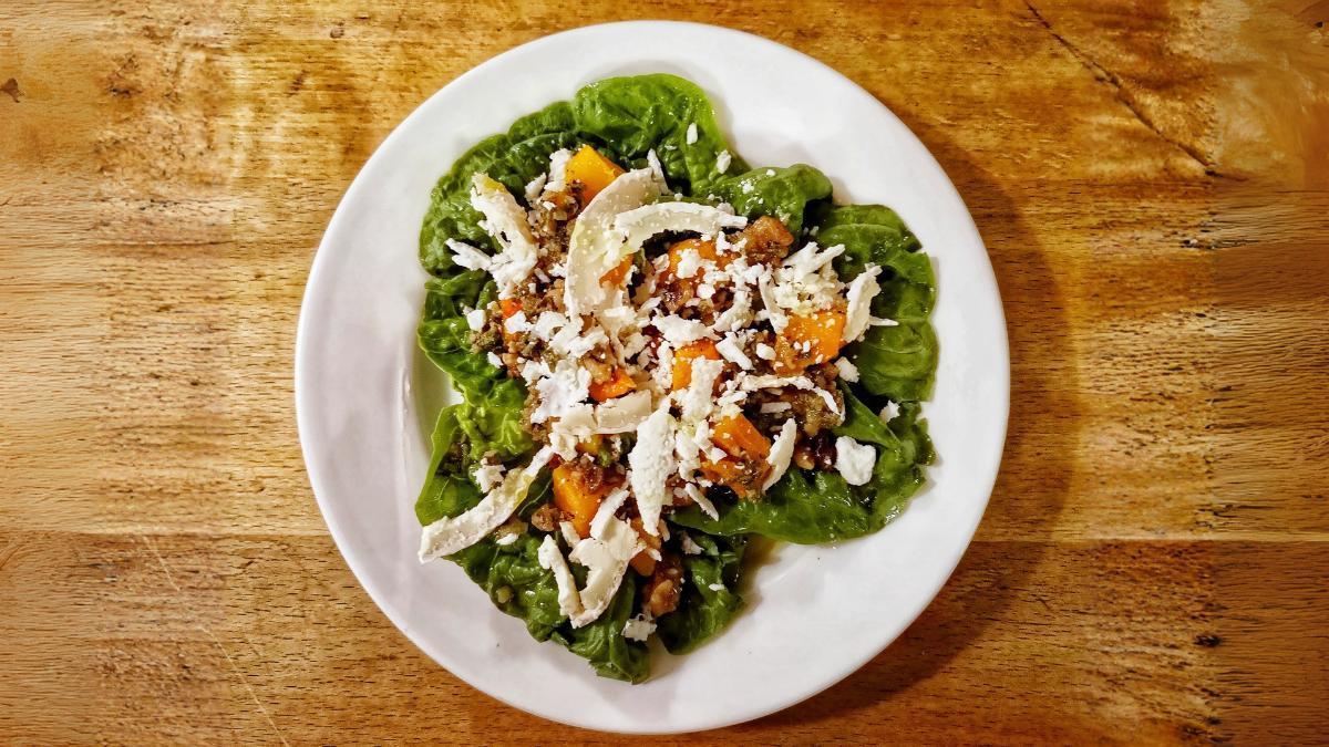 Para cocinar: ensalada de calabaza y queso de cabra