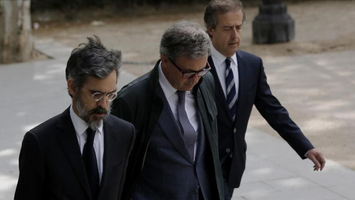 Jordi Pujol Ferrusola vuelve a declarar ante el juez en la Audiencia Nacional.
