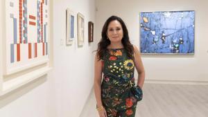 Jenna Segal, hace unos días en la exposición 31 mujeres. Una exposición de Peggy Guggenheim, que acoge la Fundación Mapfre.