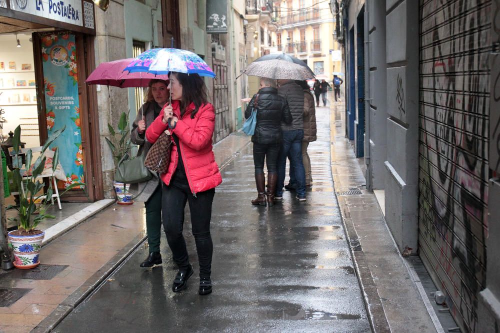 Lluvias persistentes en la Comunitat Valenciana