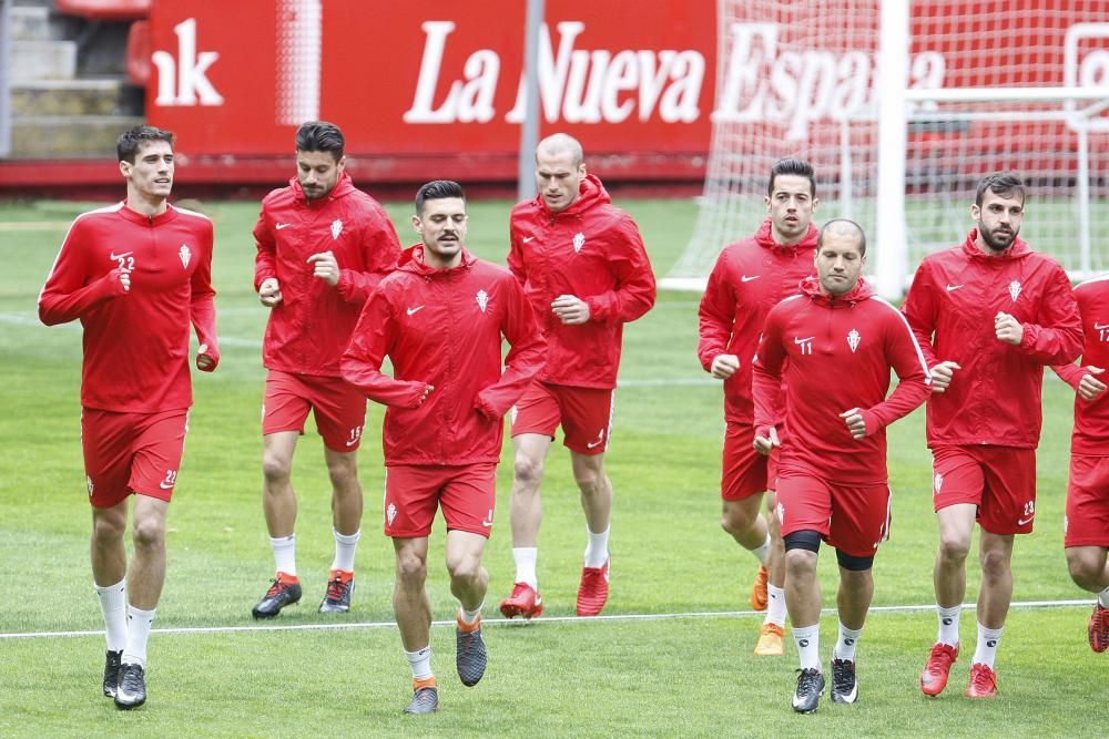 Entrenamiento del Sporting