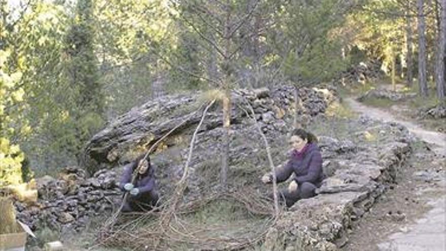 Cuando el Penyagolosa se viste de arte natural