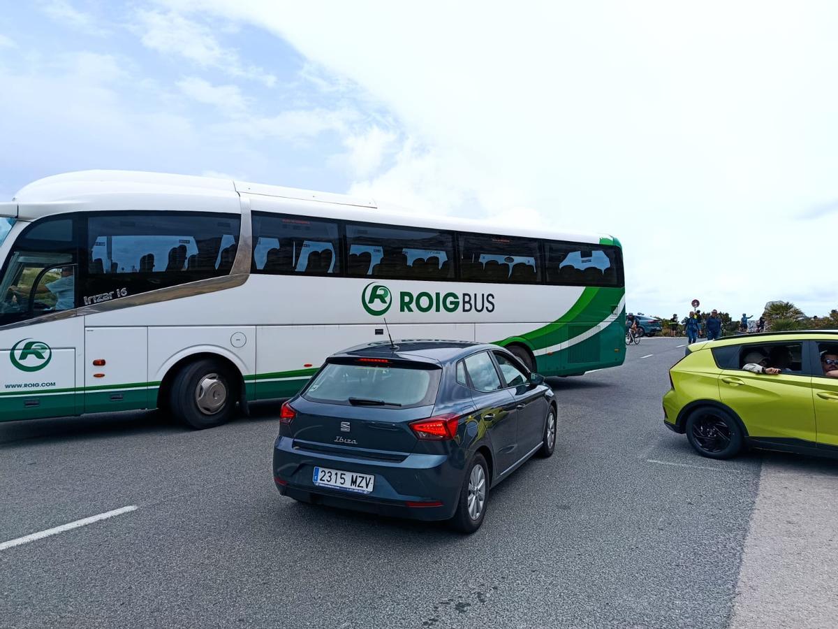 Las imágenes del primer día de restricciones en Formentor
