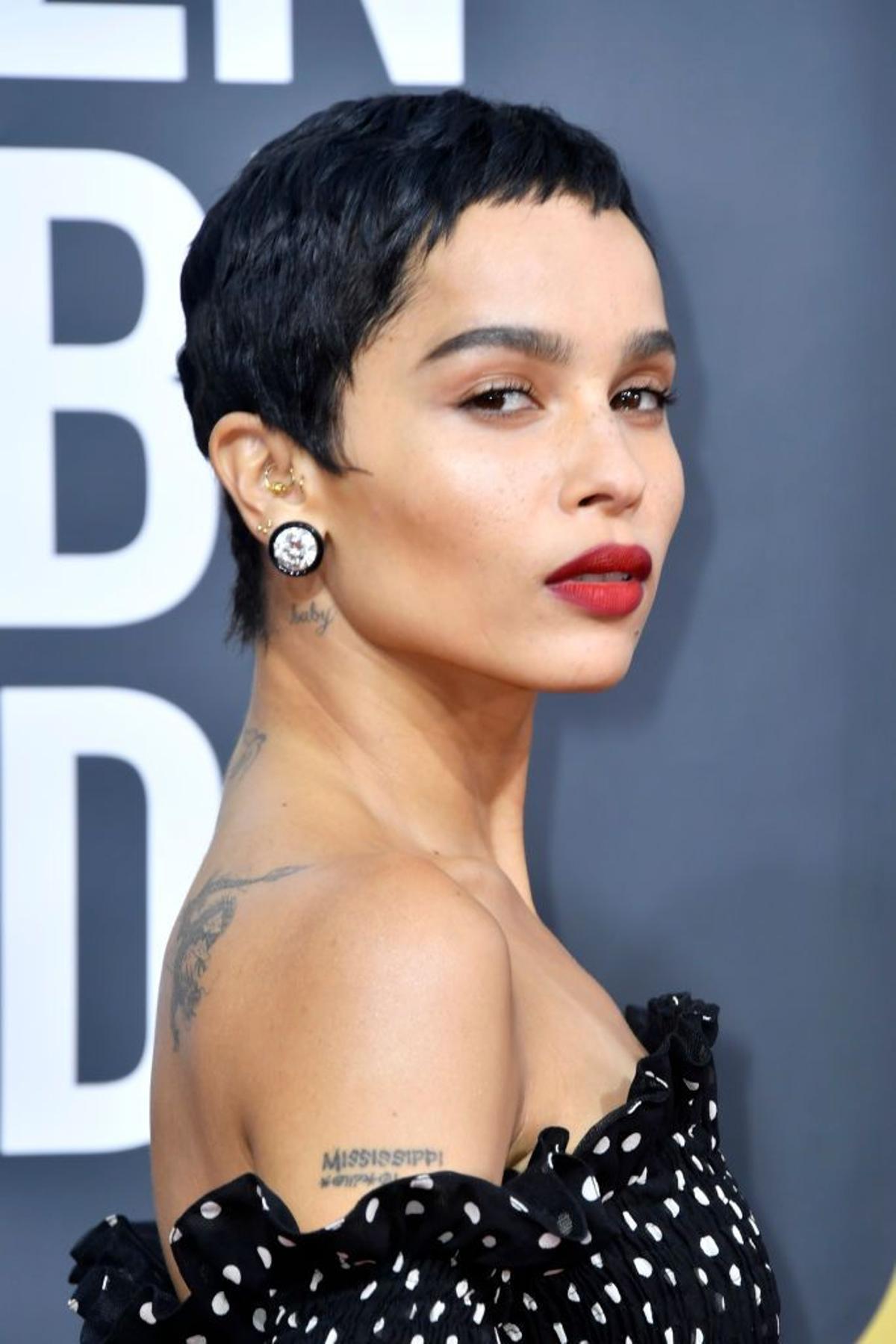 Zoë Kravitz con piercings