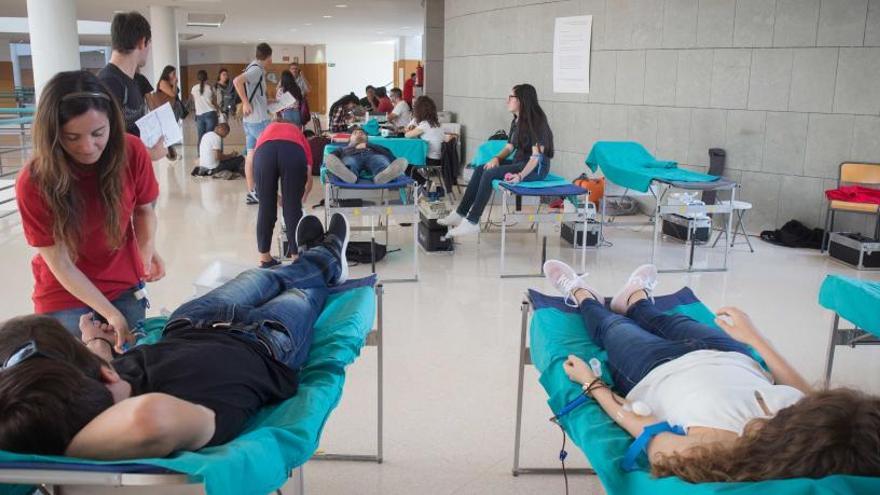 Nueva campaña de donación de sangre en la Universidad de Alicante
