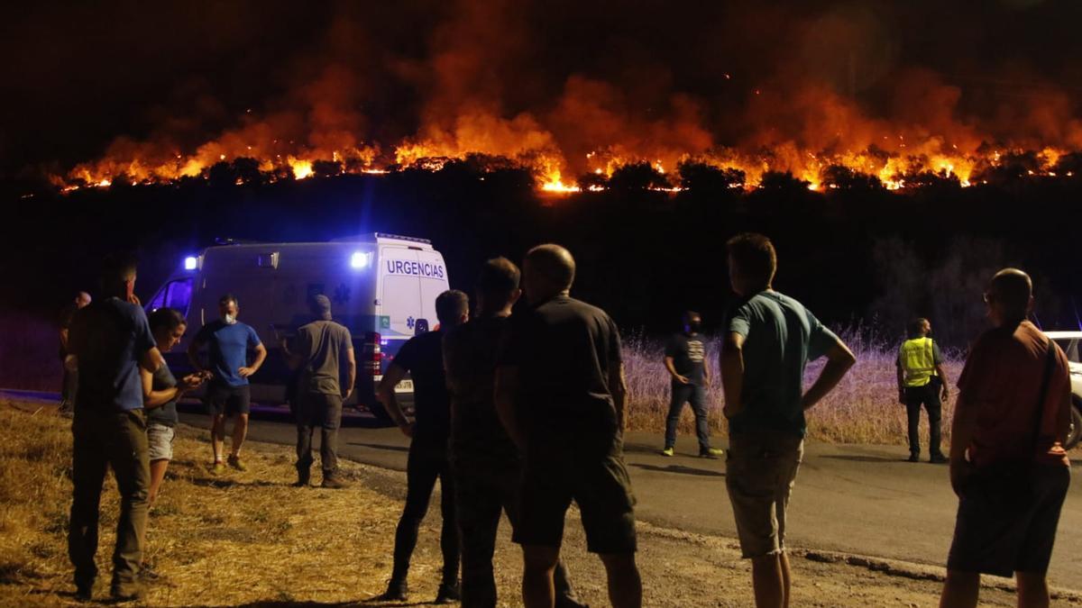 Incendio en Villaharta