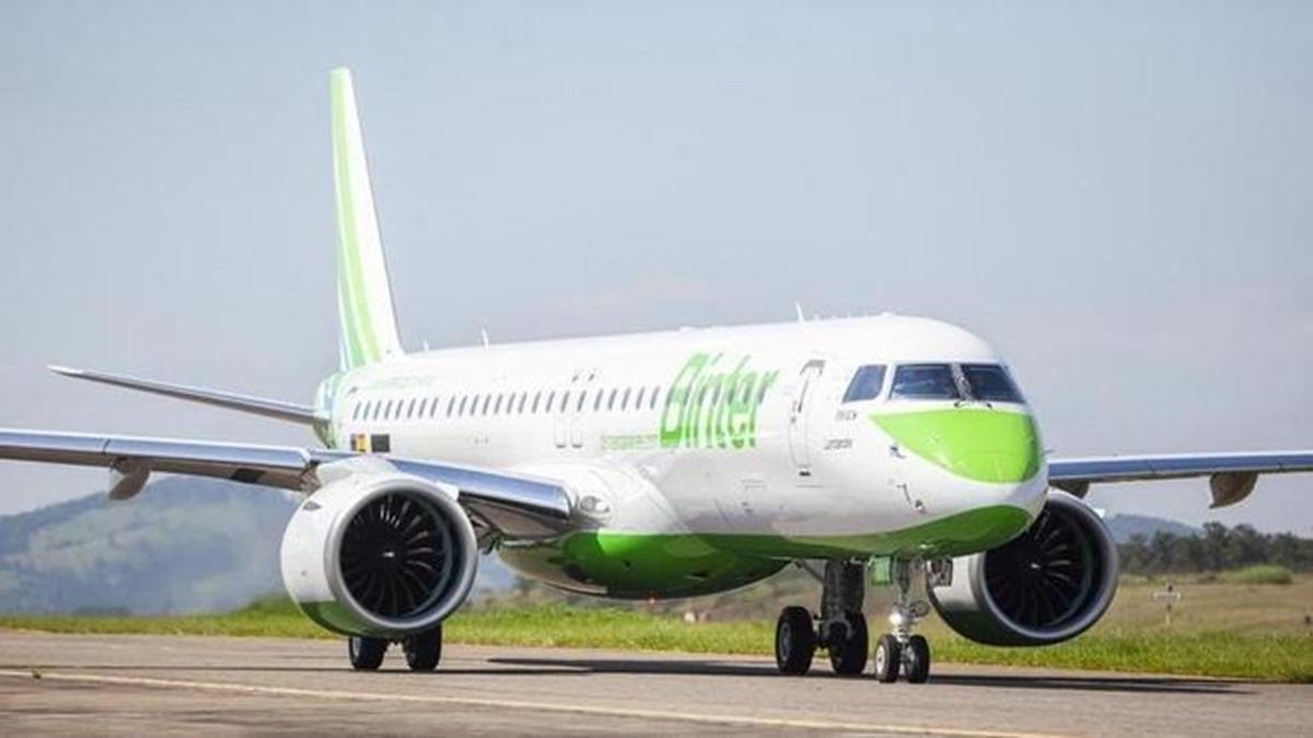 Un avión de Binter.