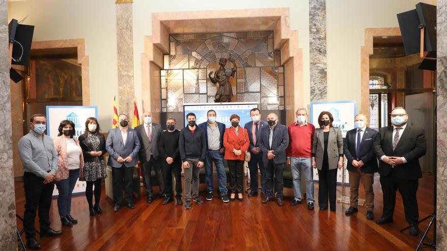 La cita reunió a 16 alcaldes y alcaldesas de toda la provincia de Zaragoza.