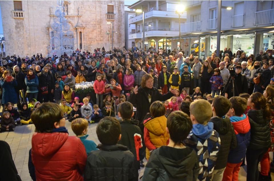 Encesa dels llums de Nadal a l''Escala