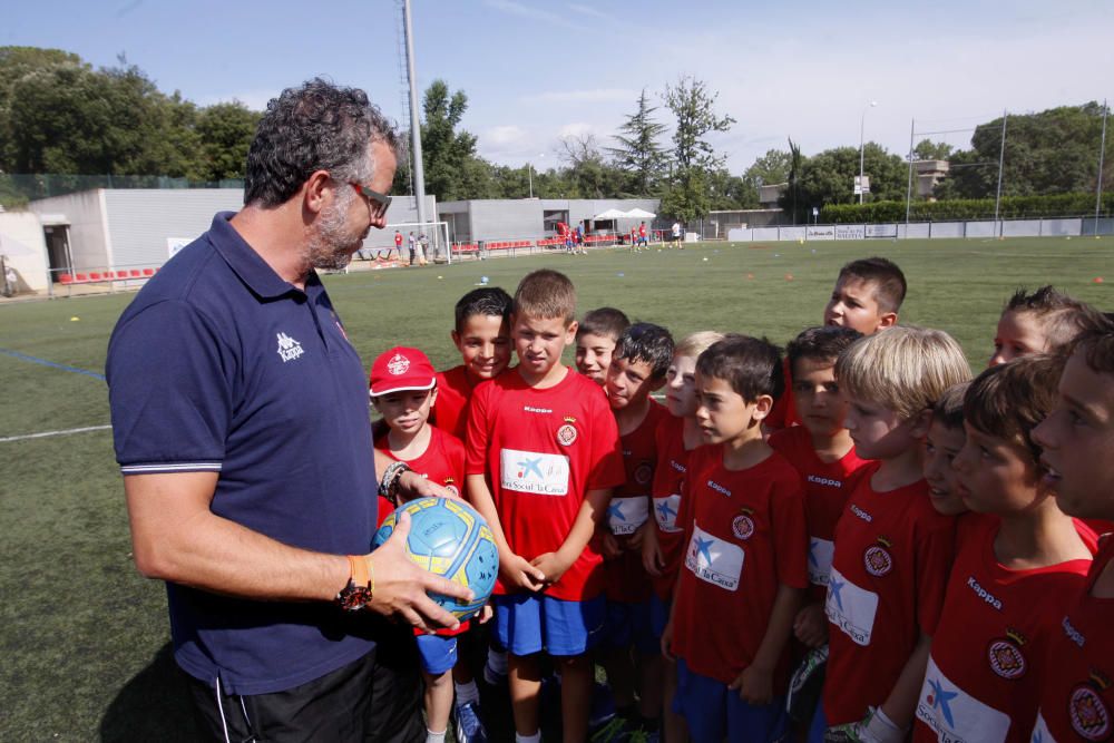 Jordi Guerrero al campus del Girona FC