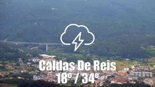 El tiempo en Caldas de Reis: previsión meteorológica para hoy, domingo 16 de agosto
