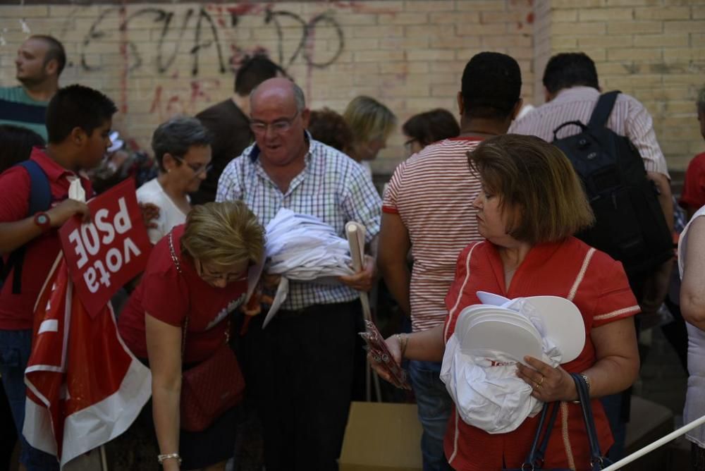 Mitin de Pedro Sánchez en Murcia