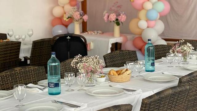 Un restaurante ideal para celebraciones.