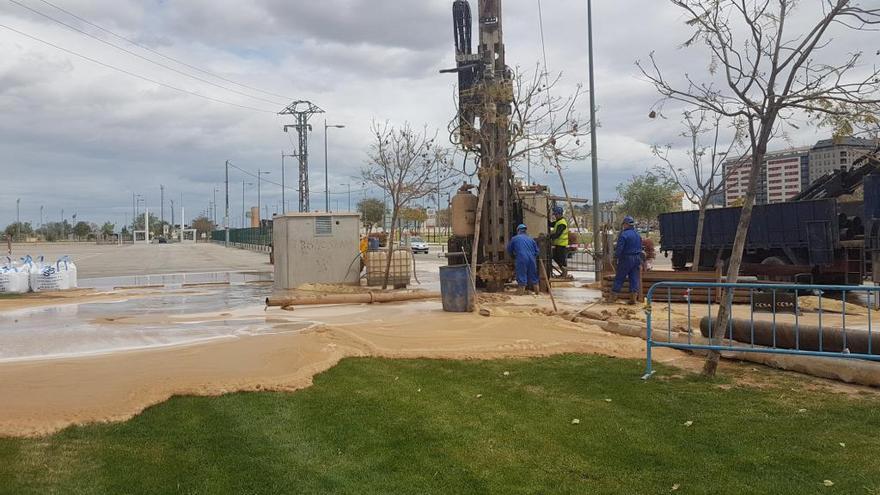 Alzira perfora un pozo en Tulell para regar zonas verdes