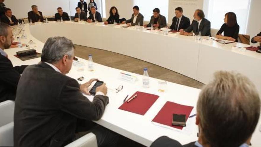 Imagen de una reunión del Consorcio de las Comarcas Centrales Valencianas.