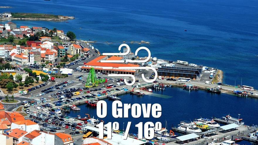 El tiempo en O Grove: previsión meteorológica para hoy, miércoles 25 de marzo