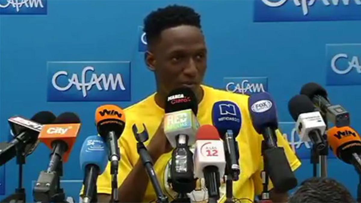 Yerry Mina habla sobre su futuro en el Barcelona