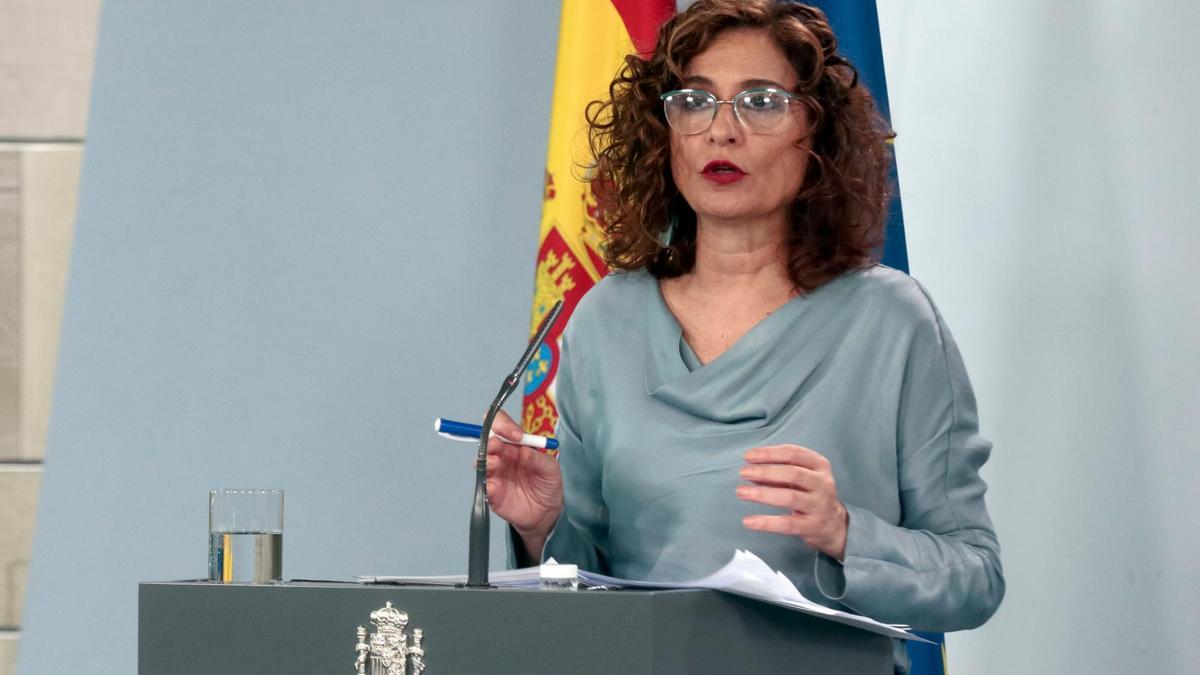 La ministra de Hacienda y portavoz del Ejecutivo, María Jesús Montero. / El Correo