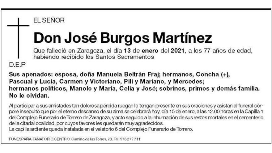 Don José Burgos Martínez
