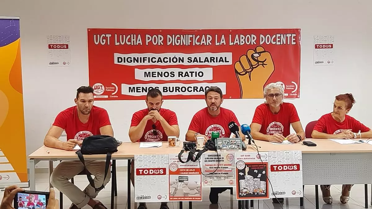 UGT Córdoba anuncia movilizaciones para lograr la bajada de ratio
